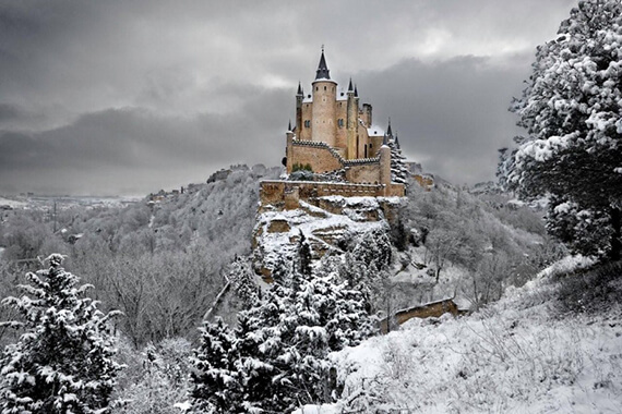 The Alcazar of Segovia Spain