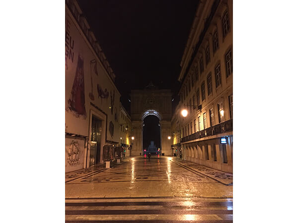 Lisbon Portugal at Night