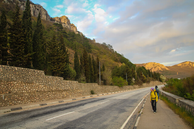 Crimea Ukraine Russia Hiking Travel Road