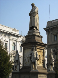 Leonardo Statue Milan