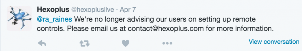 Hexo+ Hexoplus Review RC Control